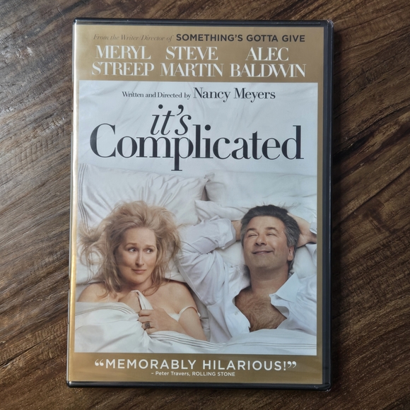 Universal Studio Other - It's Complicated DVD New Meryl Streep, Steve Martin, Alec Baldwin Rated R